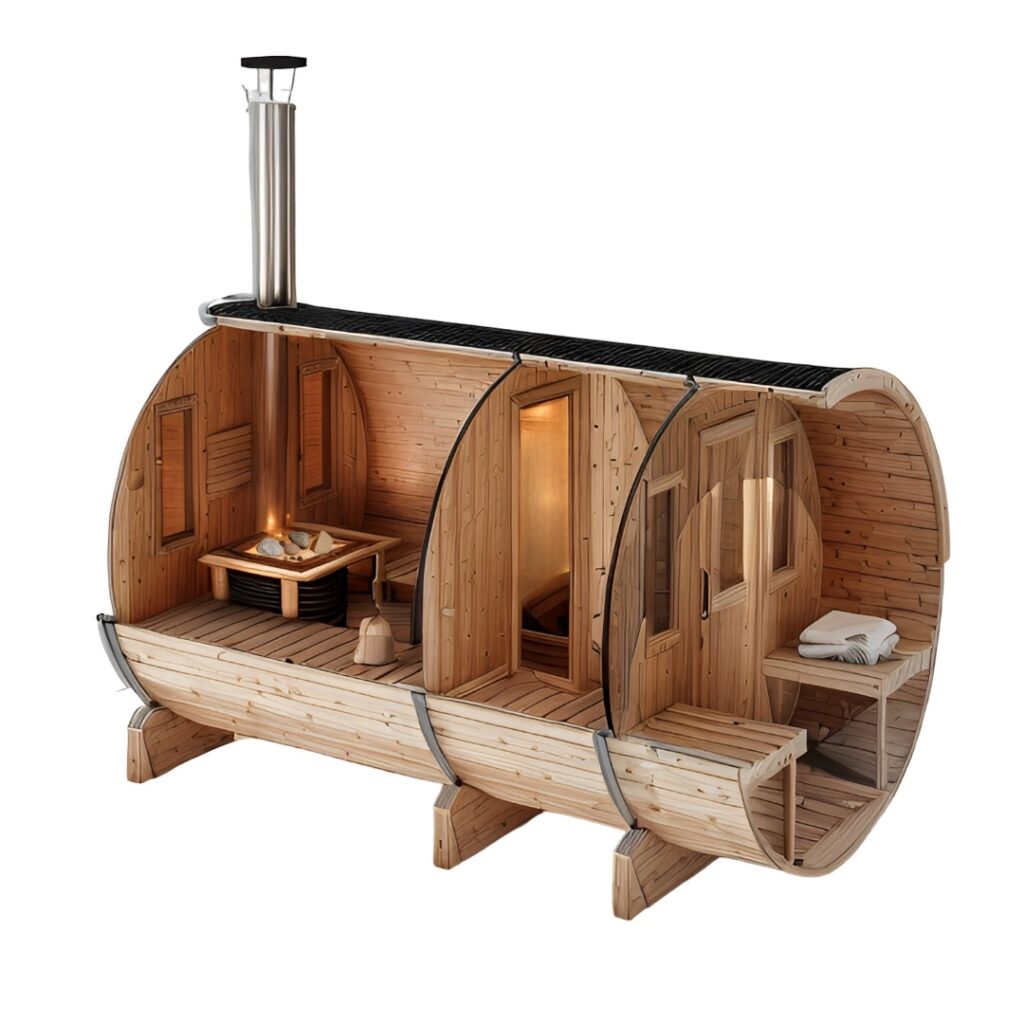 sauna ogrodowa