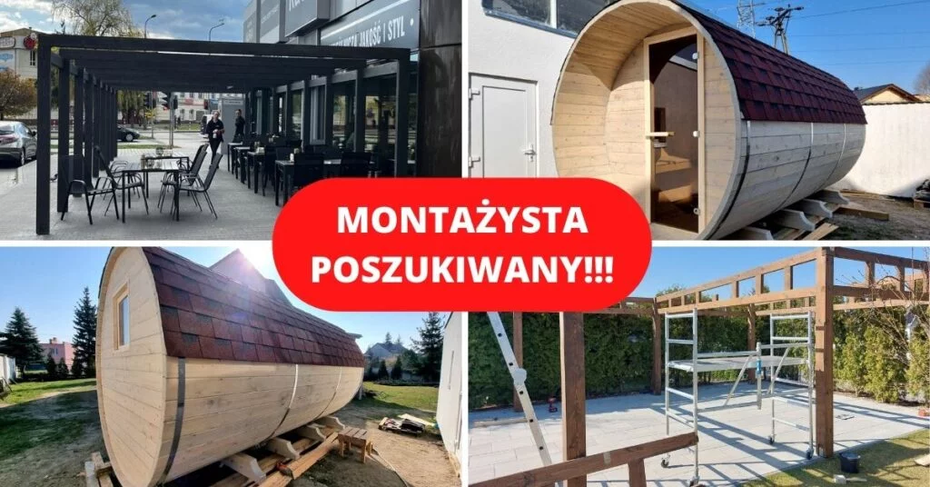 Pracownik – montażysta saun i carportów poszukiwany!!!
