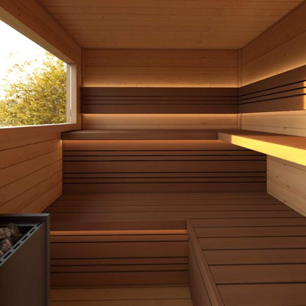 sauna wnętrze