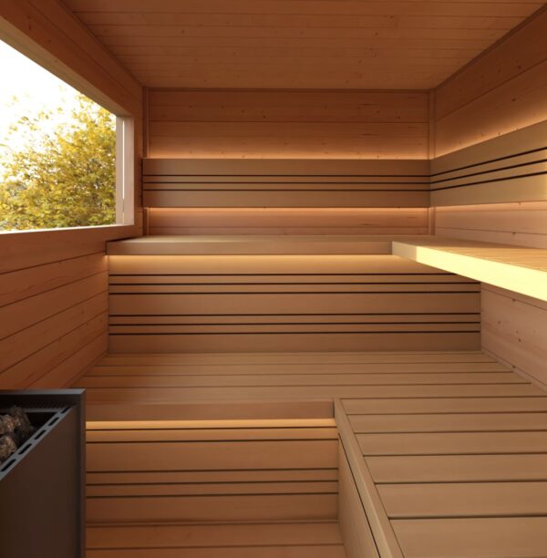 sauna wnętrze