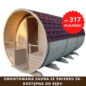 sauna ogrodowa