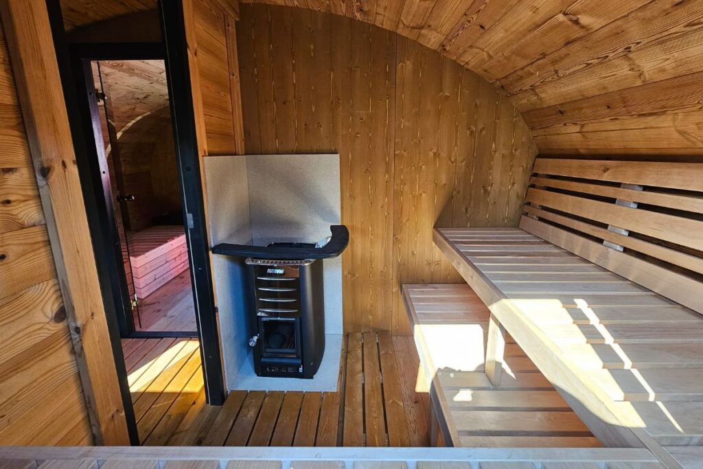 ovale sauna