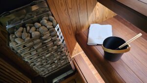 ekologiczne hotele wysokiej jakości mają sauny