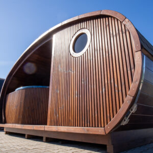 Sauna z termodrewna Duo SPA + balia, dostępna od ręki